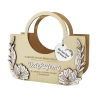 Prezent na Zakończenie roku wyjątkowa personalizowana torebka flowerbox na słodycze na kwiaty gotowy prezent